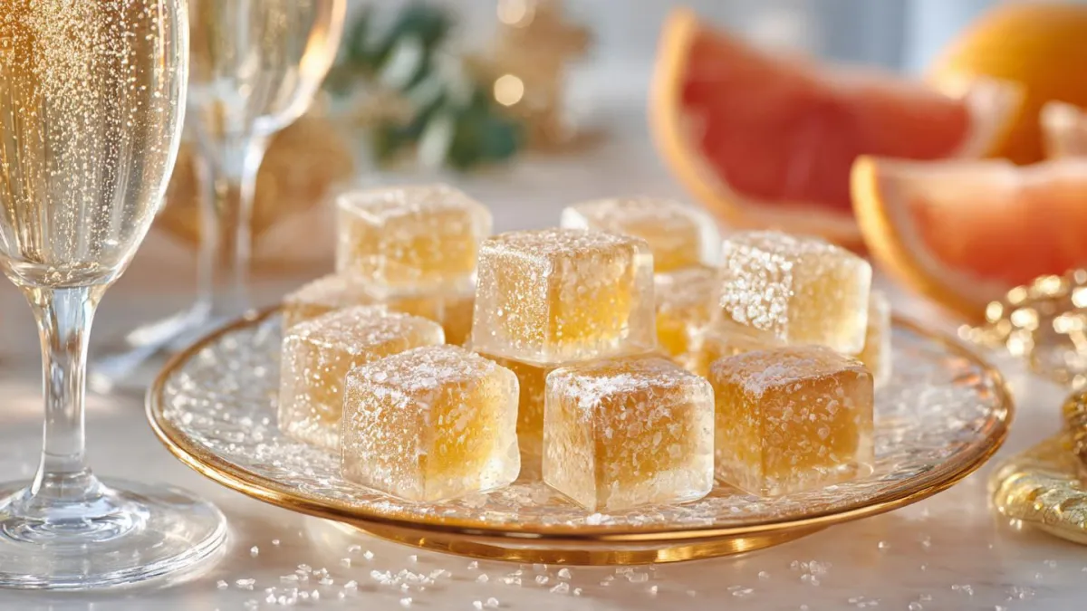 Champagne Gelatin Shots Recipe: A Low Sugar Functional Treat