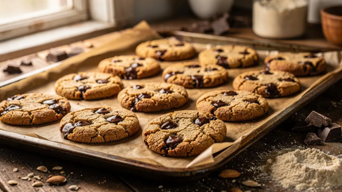 Grain-Free Chocolate Chip Cookies (Healthy & Sugar-Free Option)