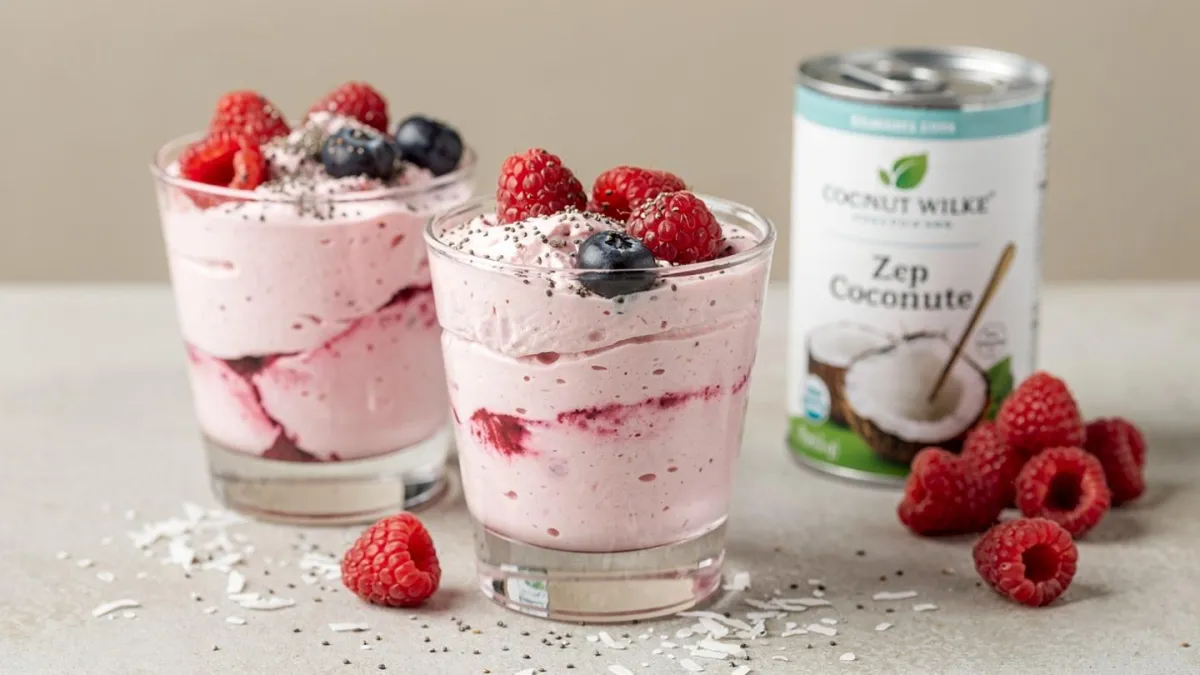 Berry Coconut Mousse Recipe for Gut Health and Cellular Energy