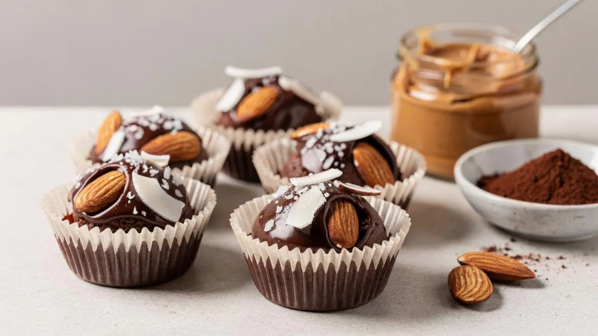 Chocolate Almond Fat Bombs Recipe for Cellular Energy and Metabolic Support