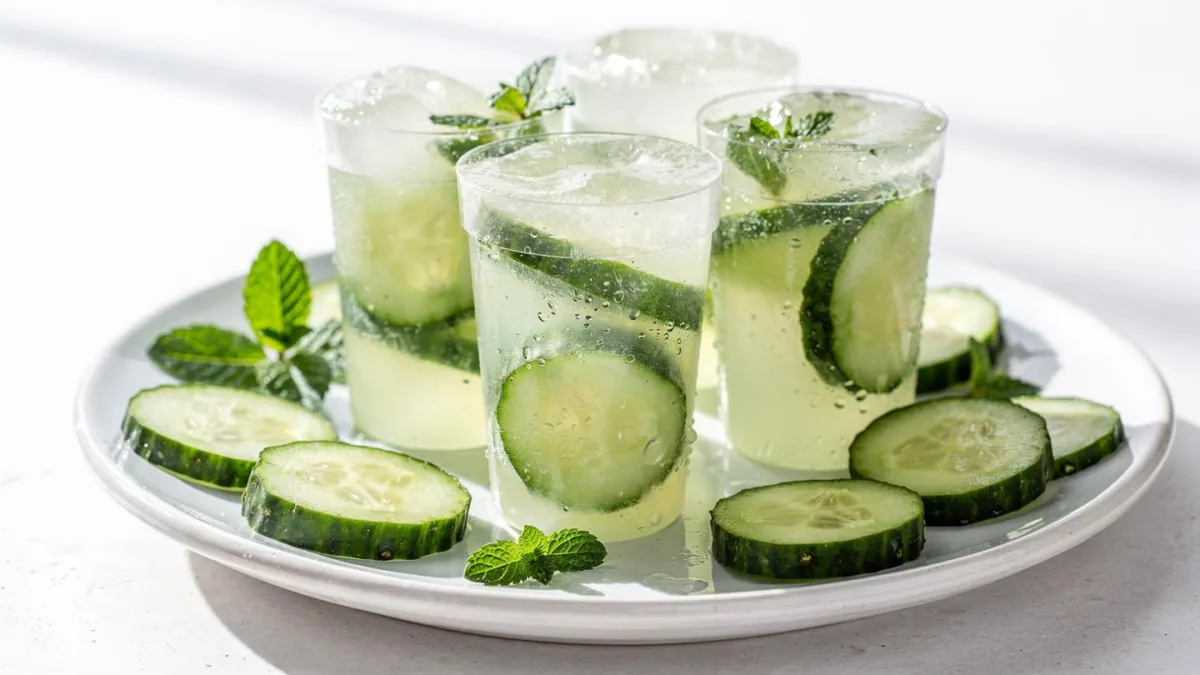 Cucumber Mint Ice Pops for Cellular Hydration and Detox Support