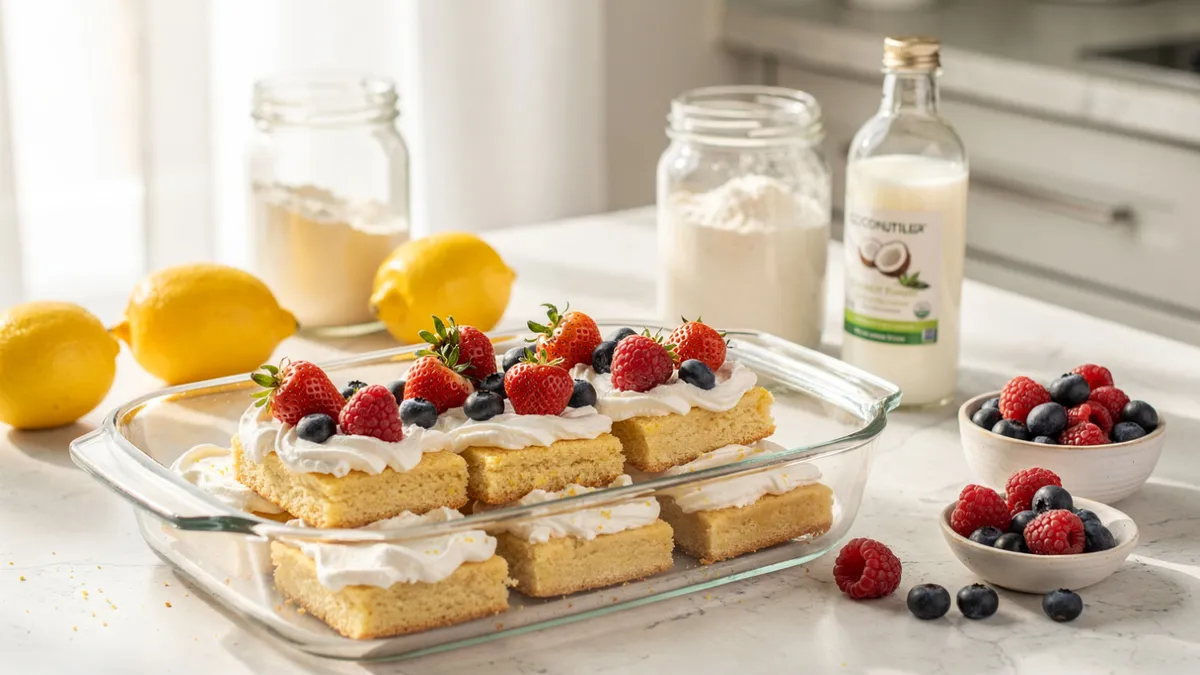 Lemon Vanilla Shortbread Recipe (Healthy & Cellular Healing Dessert)