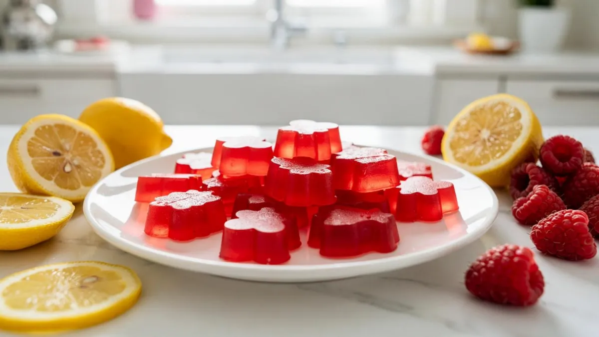 Raspberry Lemonade Gummies for Gut Health and Cellular Healing