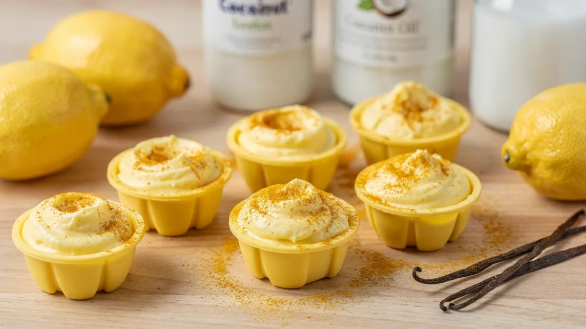 Lemon Vanilla Fat Bombs for Cellular Healing and Gut Health