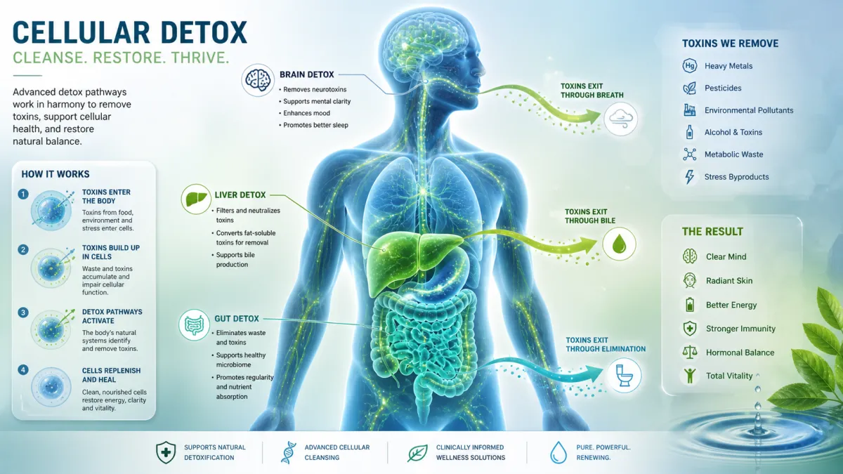Cellular Detox Guide: Safe Detoxification at the Cellular Level