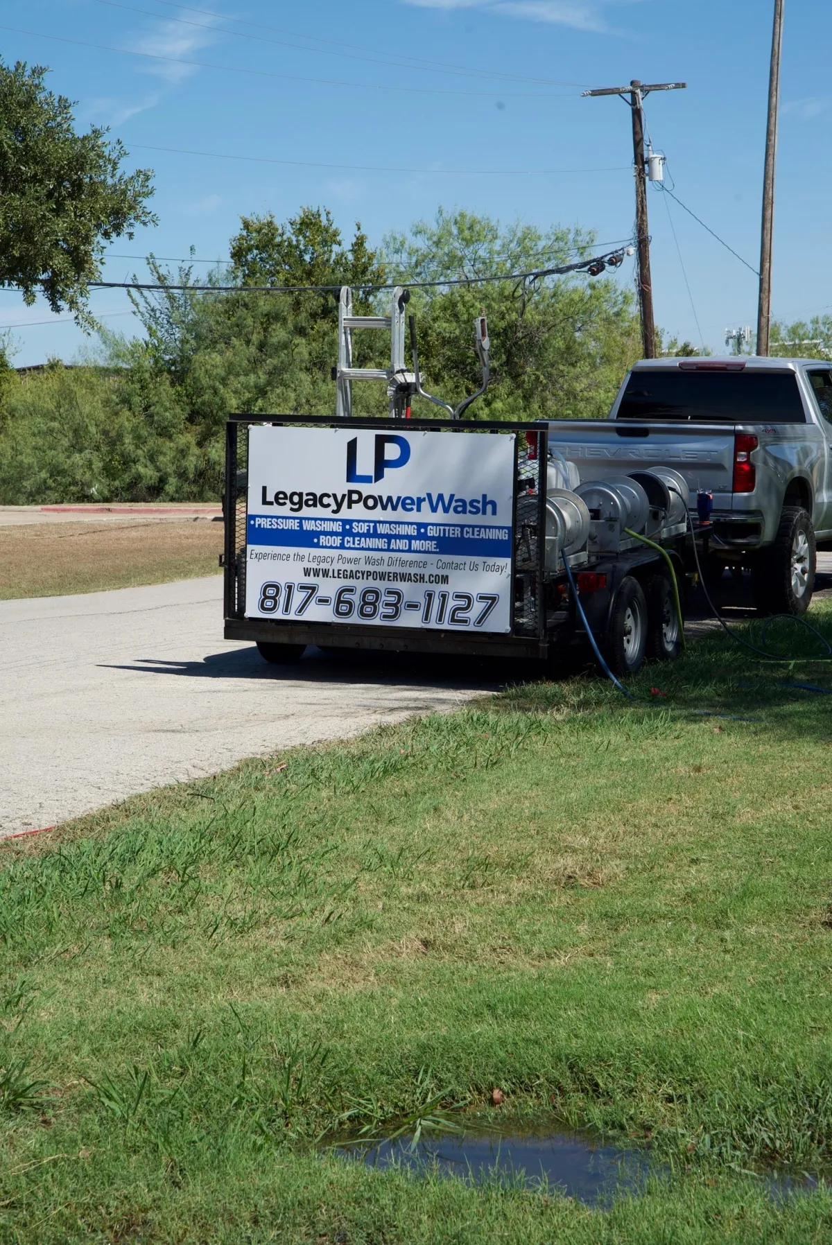 Commercial power washing