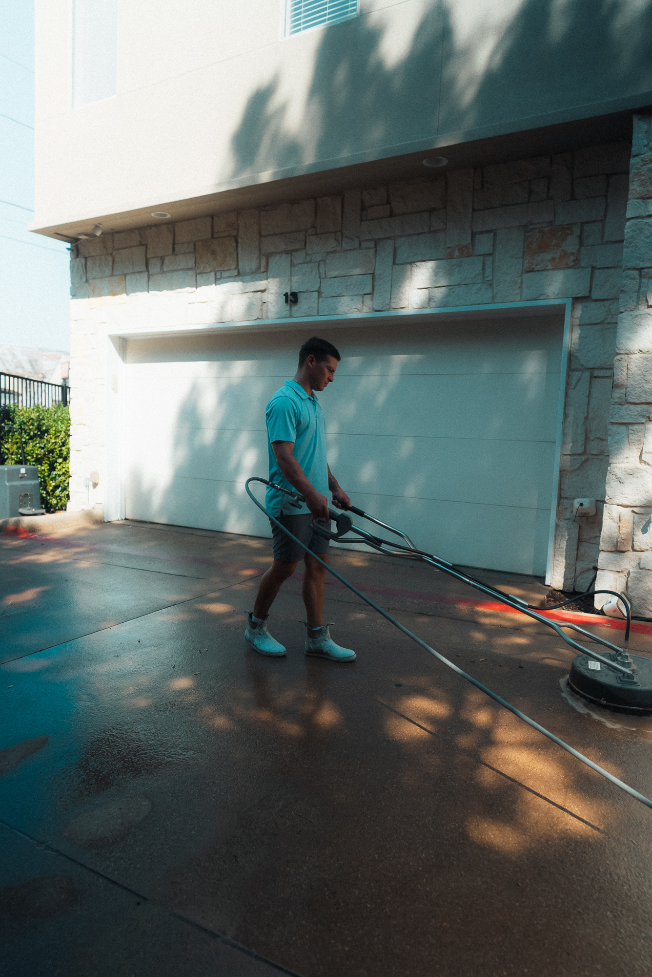 Driveway Pressure Washing Services Meet Parking Lot Pressure Washing: One Surface, Two Very Different Jobs