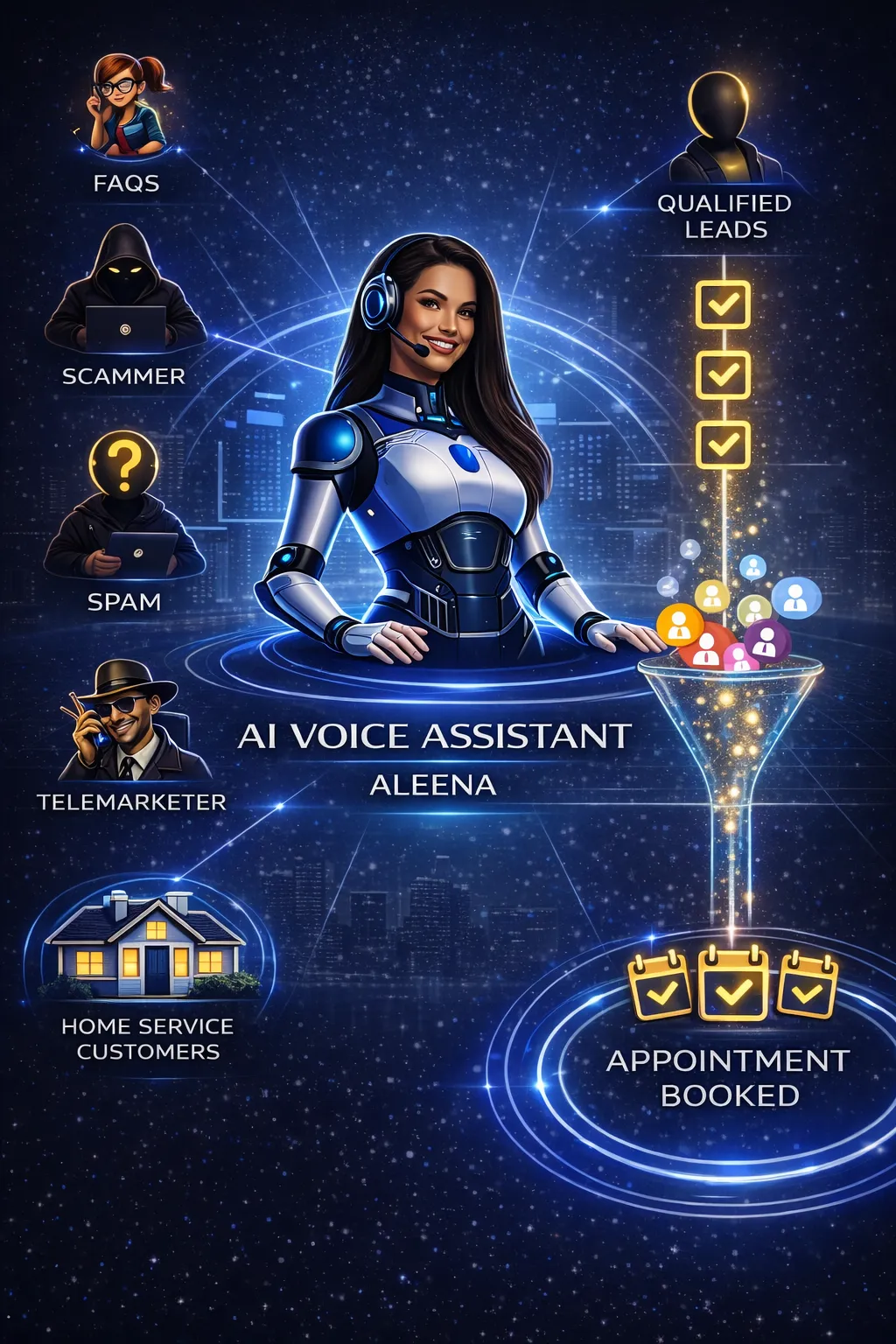 Funnel Captures Leads