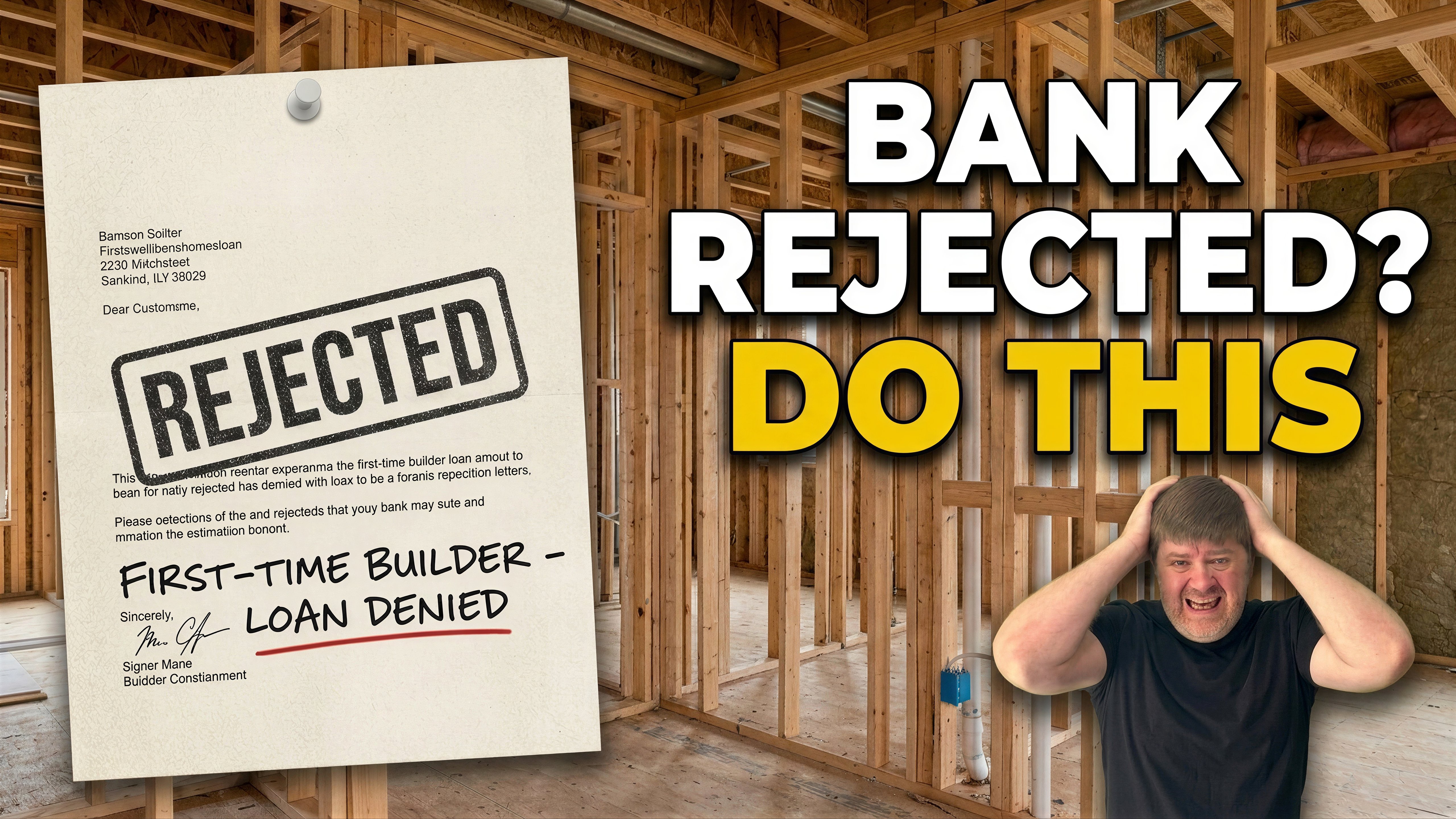Why First-Time Builders Can't Get a Construction Loan (And the 4 Ways Out)
