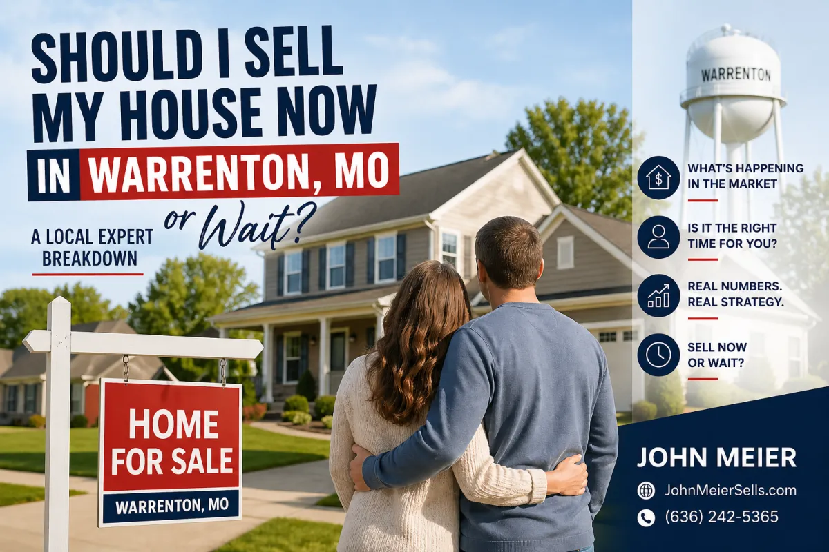 Should I Sell My House Now in Warrenton, MO or Wait?