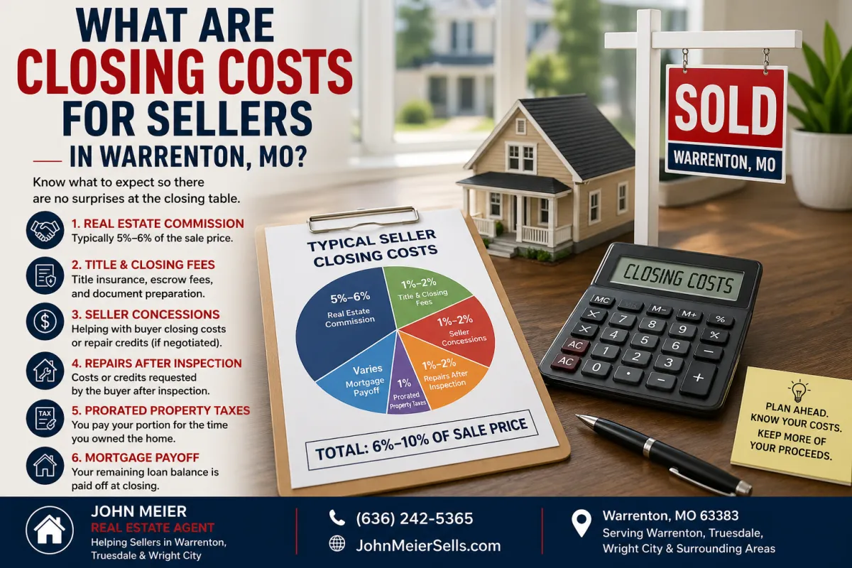 What Are Closing Costs for Sellers in Warrenton, MO?