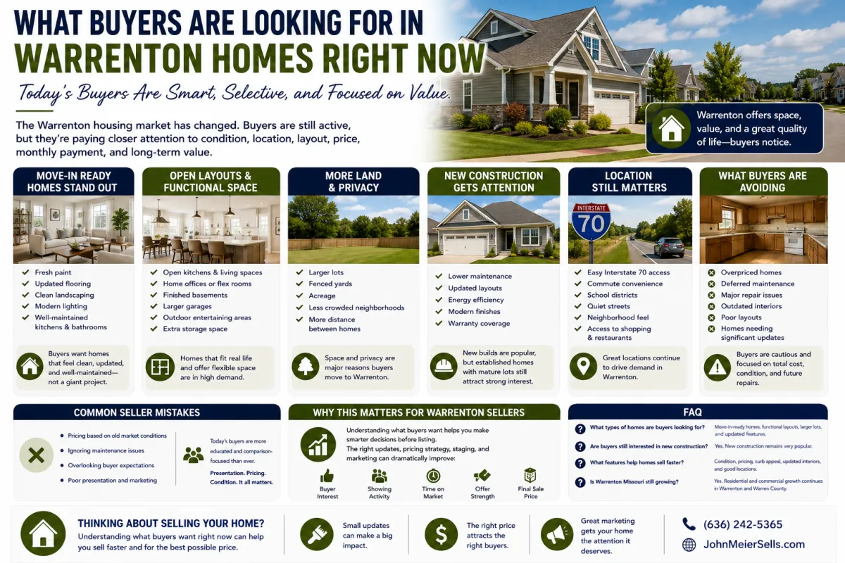What Buyers Are Looking for in Warrenton Homes Right Now