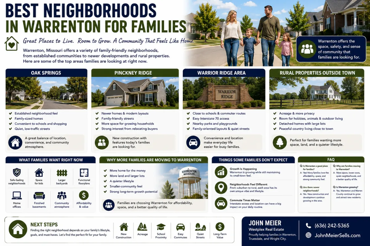 Best Neighborhoods in Warrenton for Families