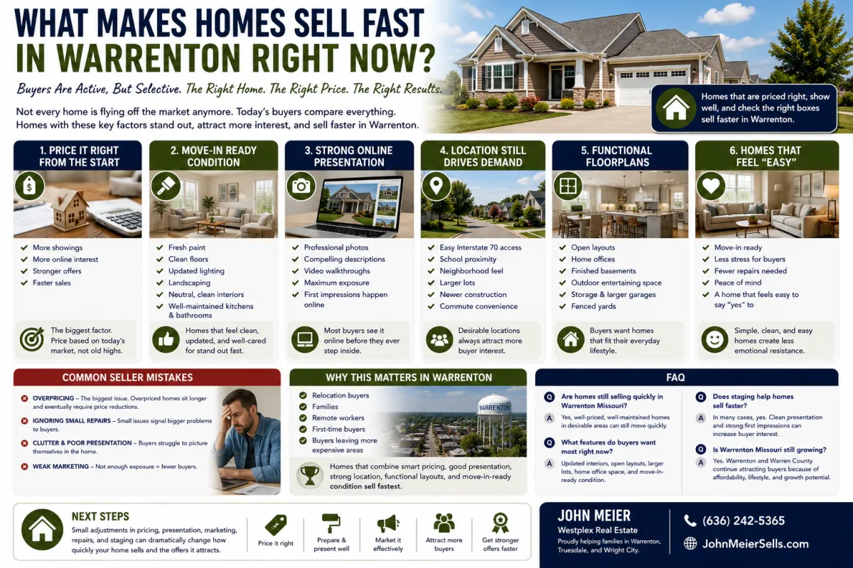 What Makes Homes Sell Fast in Warrenton Right Now?