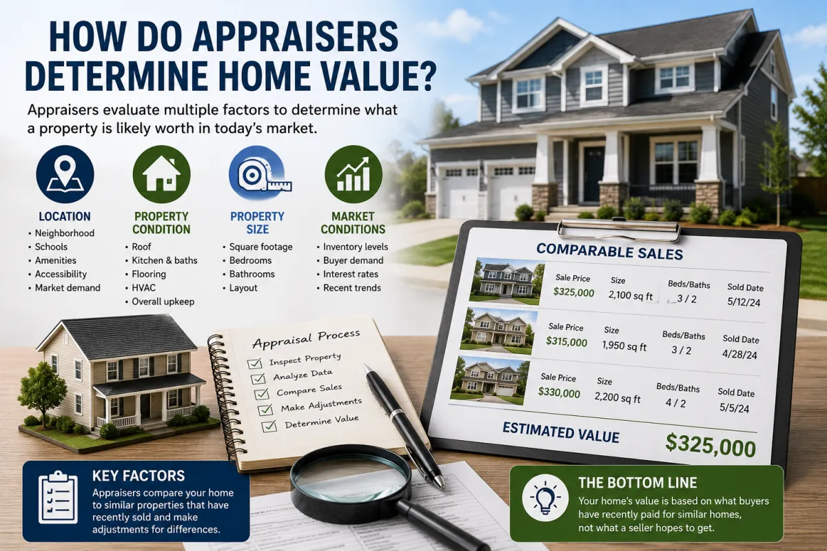 How Do Appraisers Determine Home Value?