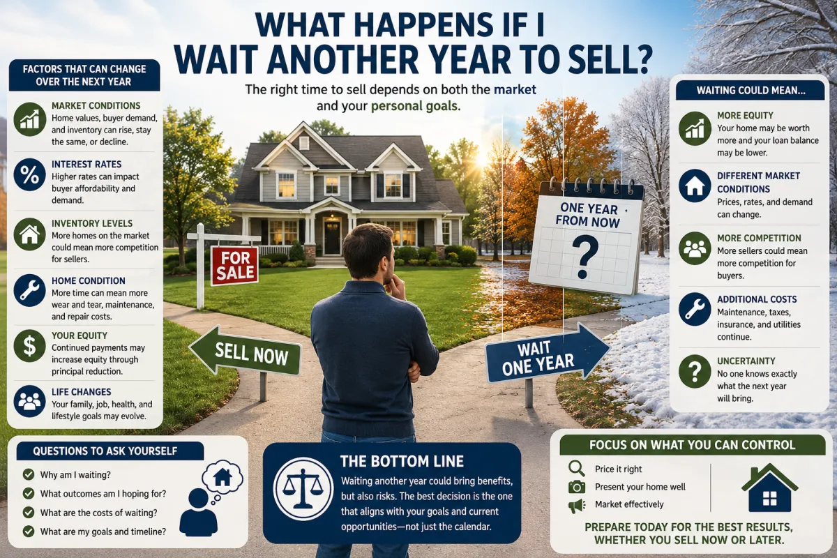 What Happens If I Wait Another Year to Sell?