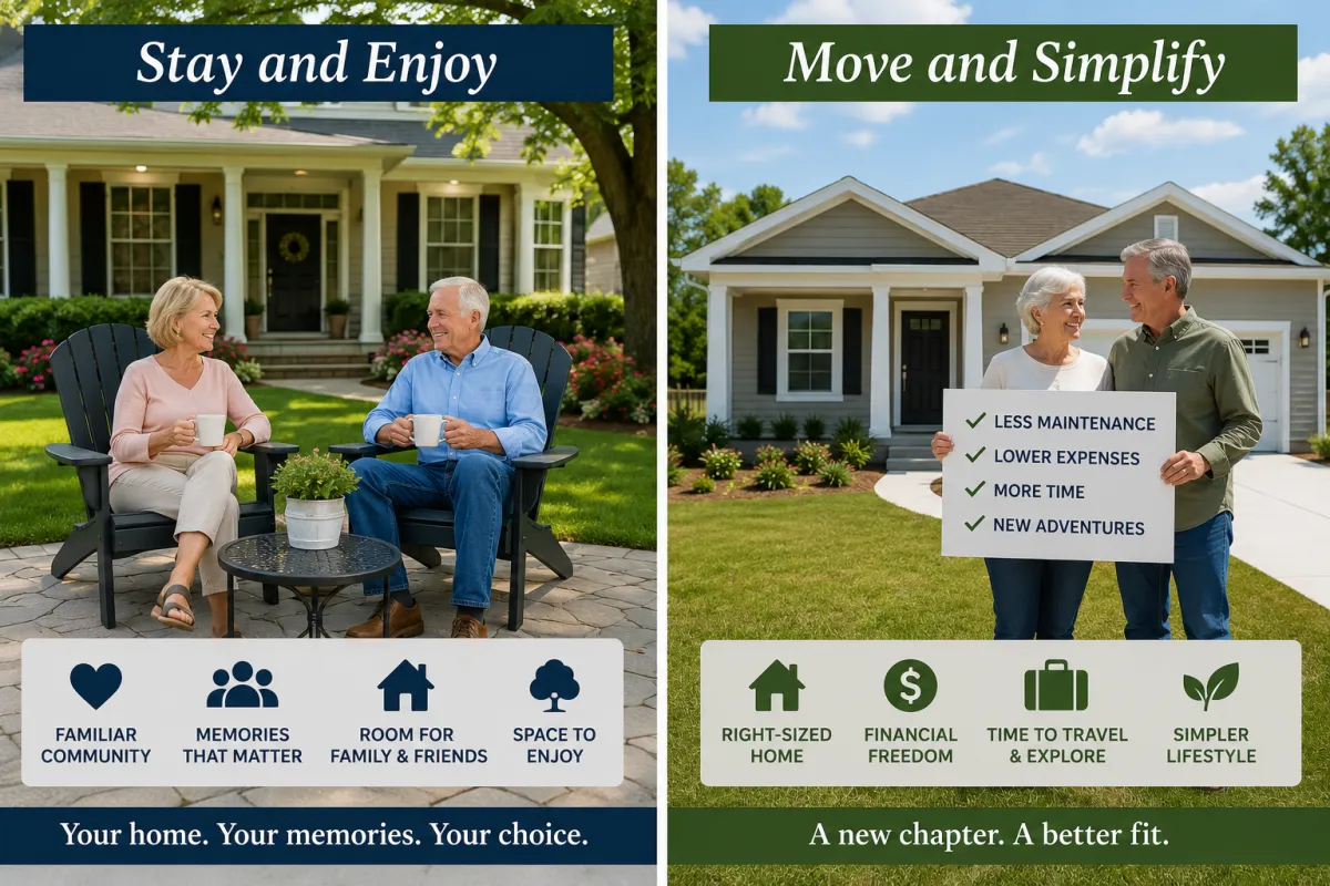 Should Empty Nesters Stay or Move?