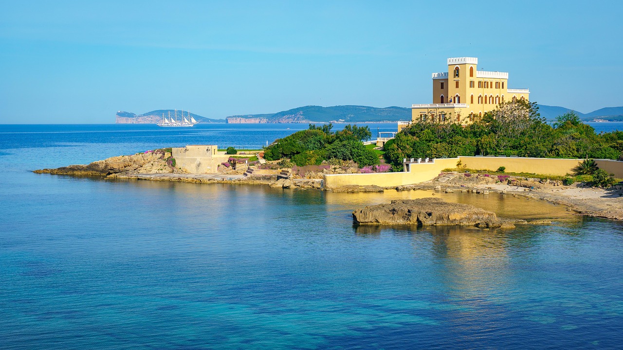 Alghero Sardinia Italy in the Mediterranean