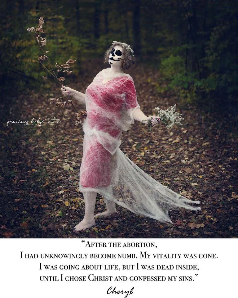 Cheryl as "The Walking Dead" by After the Abortion Photography Series by Angela Forker