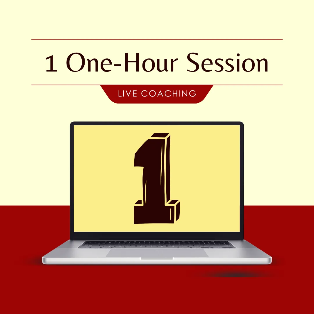 1 one-hour session of live coaching