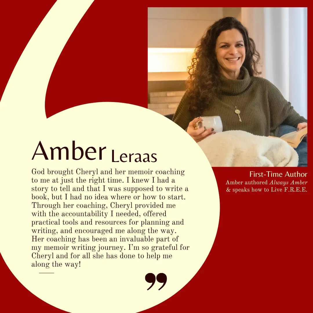 Testimony from first-time author Amber Leraas