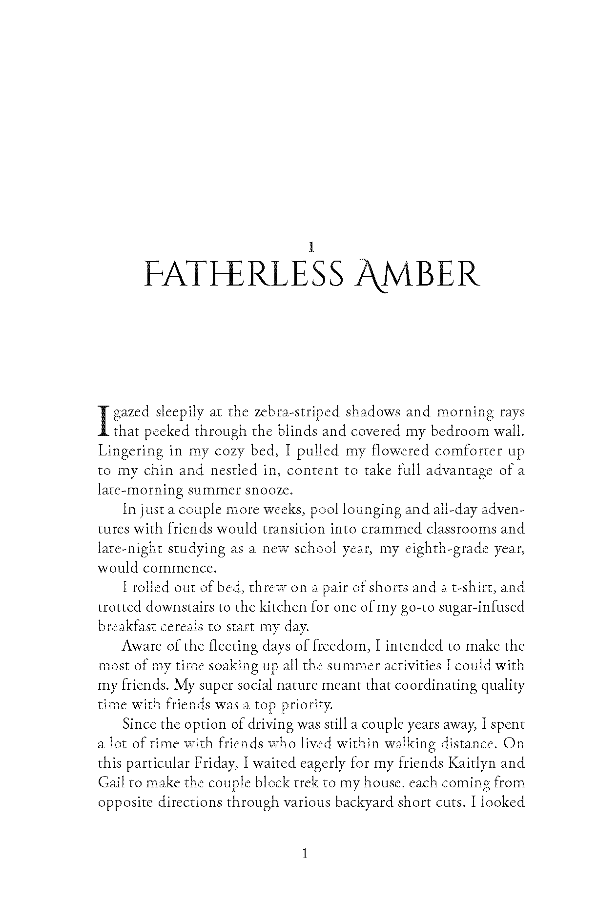 Always Amber page 1