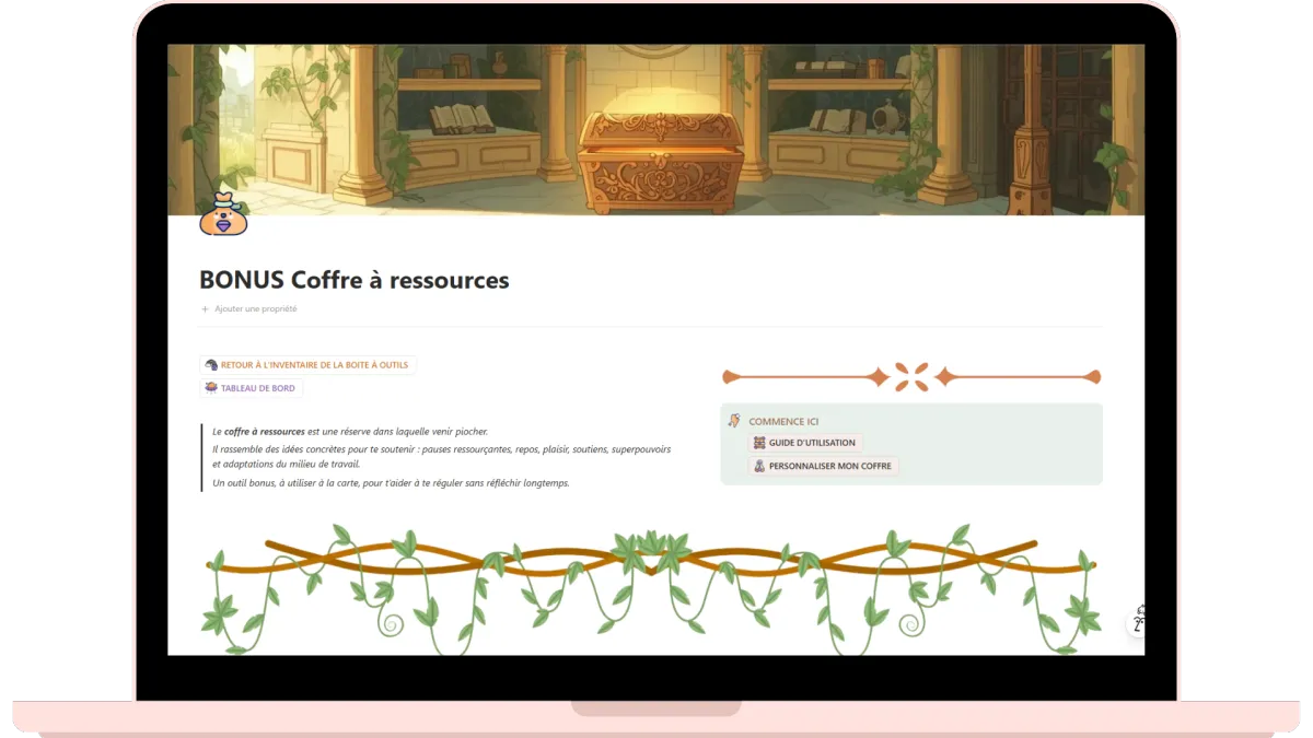 coffre à ressources