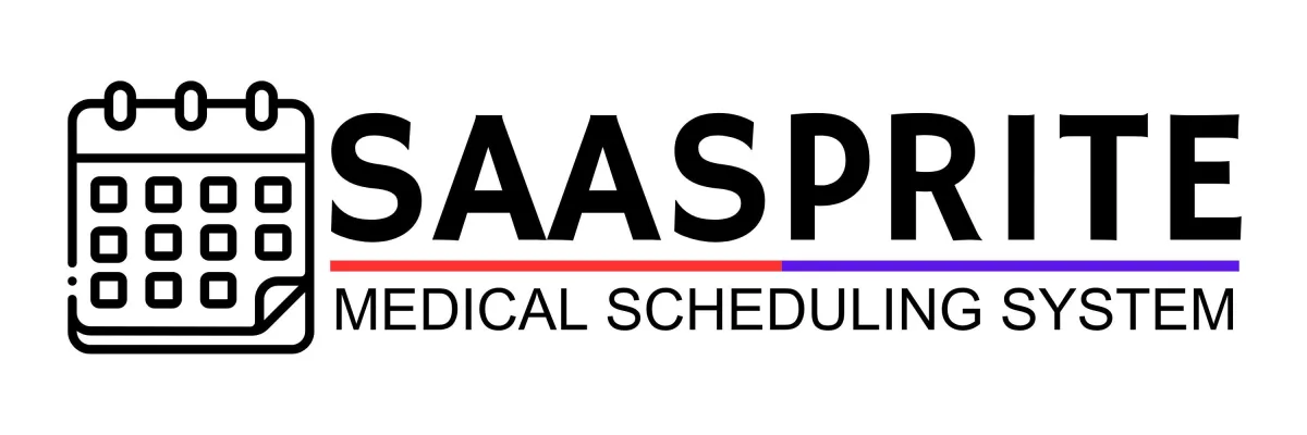 SaaSprite medical scheduling system logo