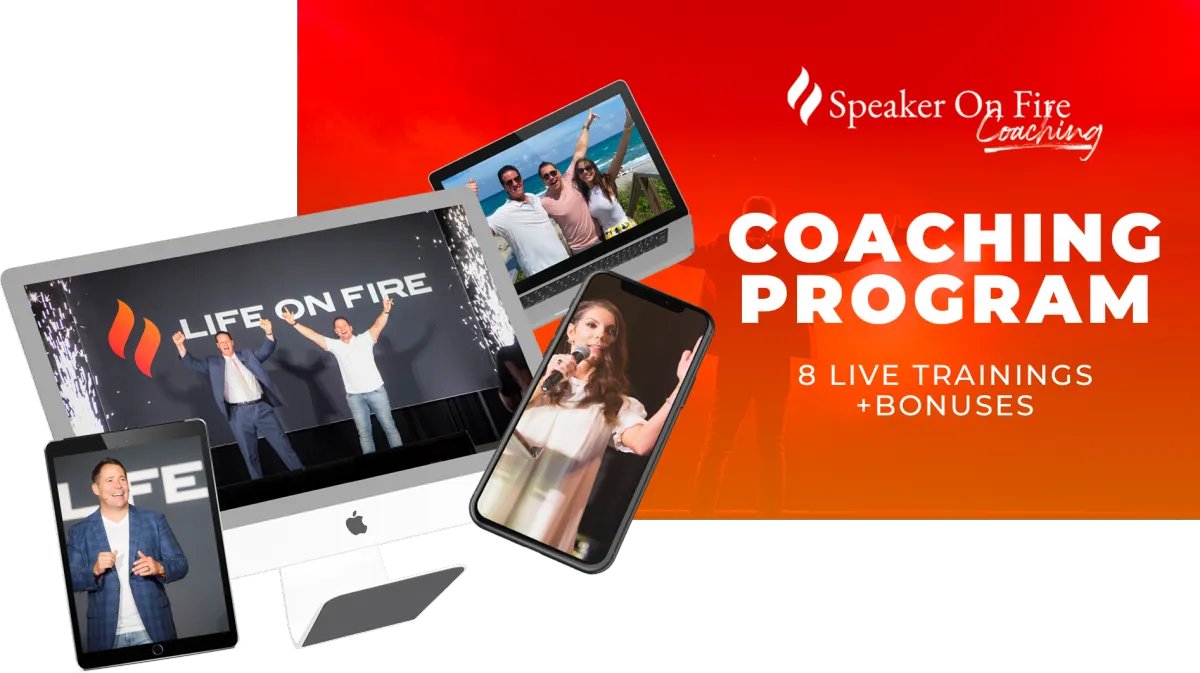 Speaker on Fire Coaching