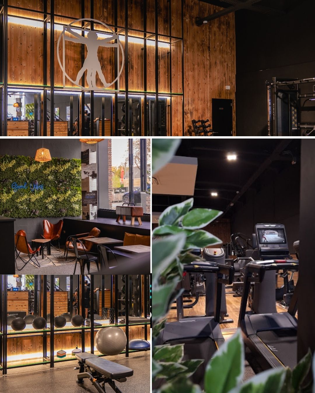 Coach accompagnant un client sur une machine eGym au Da Vinci Studio Genval