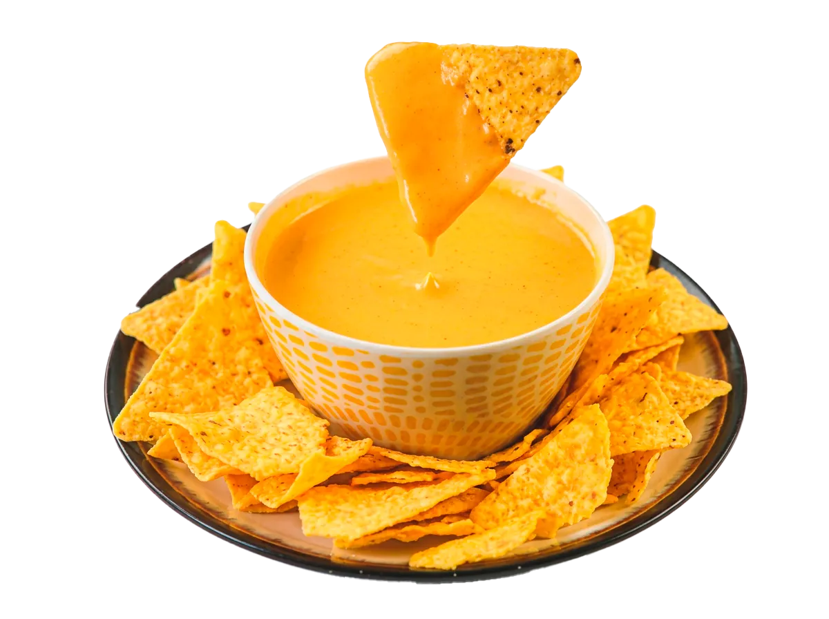 nacho chips with cheese