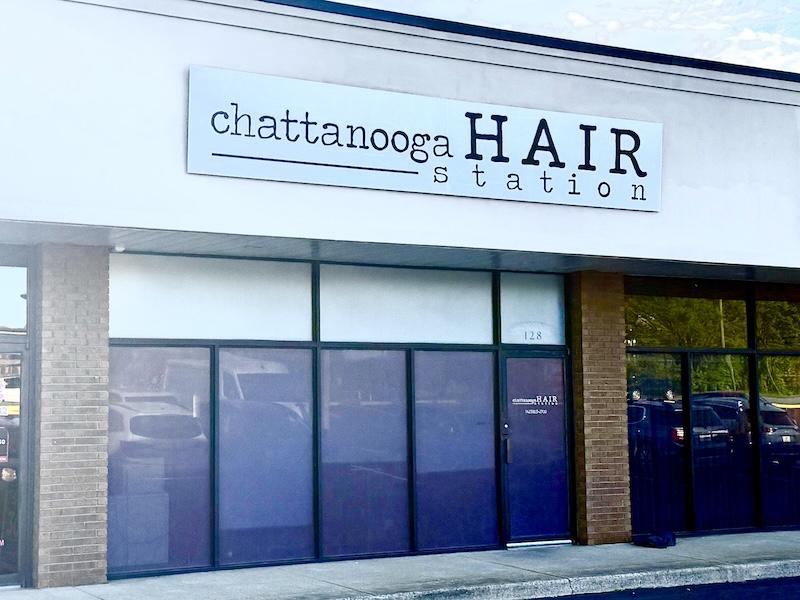 Exterior of Chattanooga Hair Station on the Southside in Chattanooga, TN