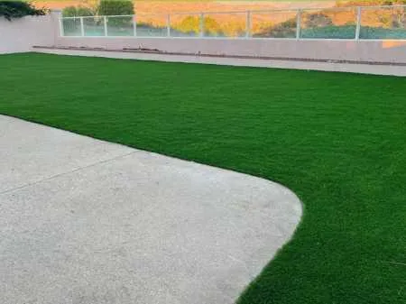 synthetic turf installation