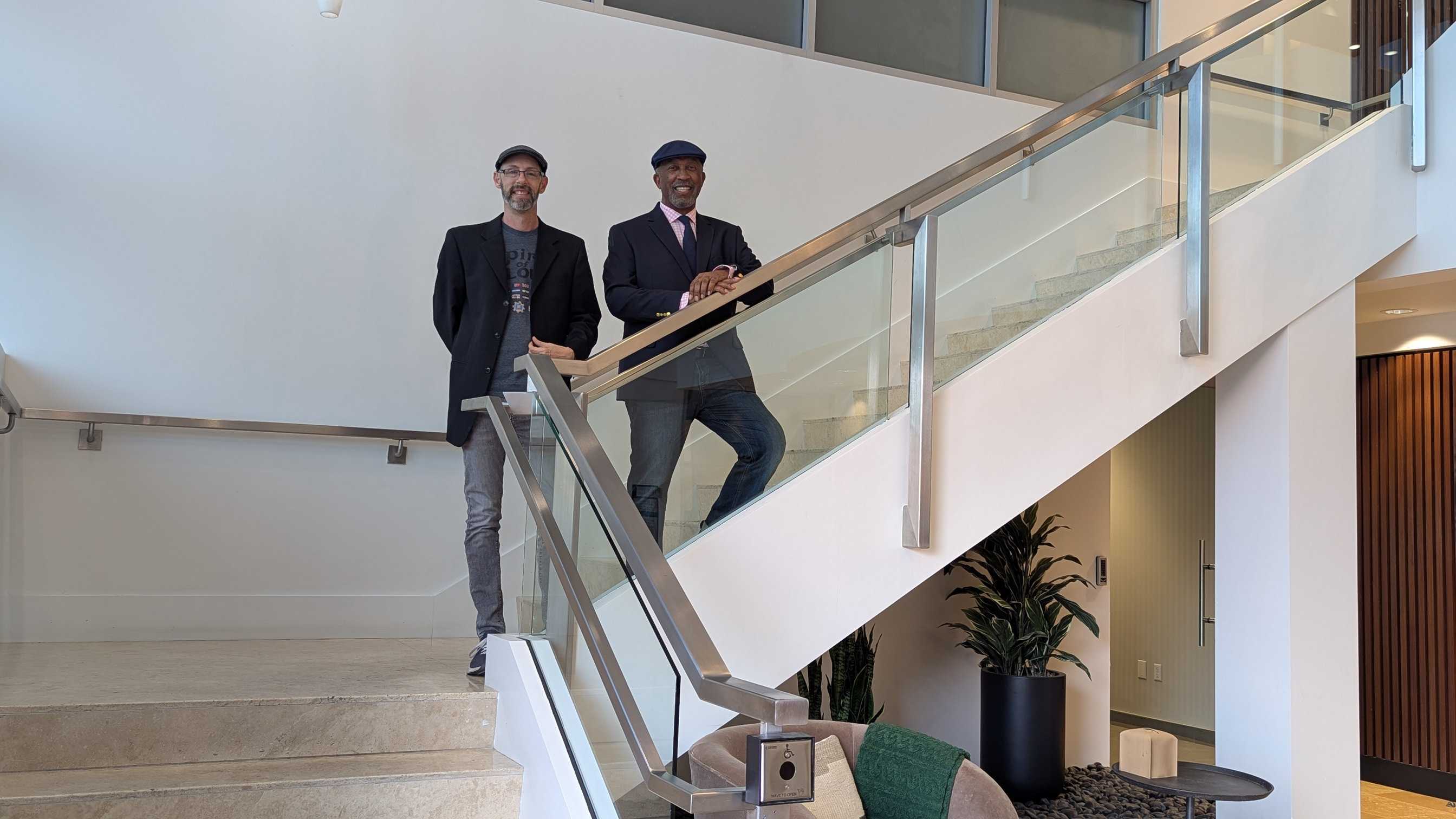 Independent insurance agents Kenneth Stephens and Nova Hall at Scottsdale offices