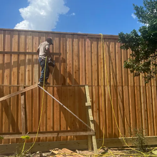 Wood Fence Installation in Cypress