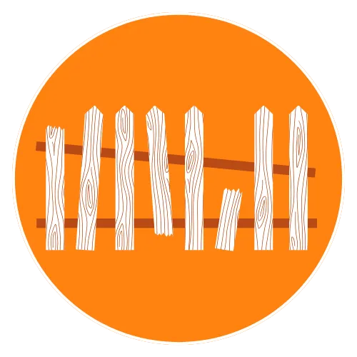 Cypress in Wood Fence Installation