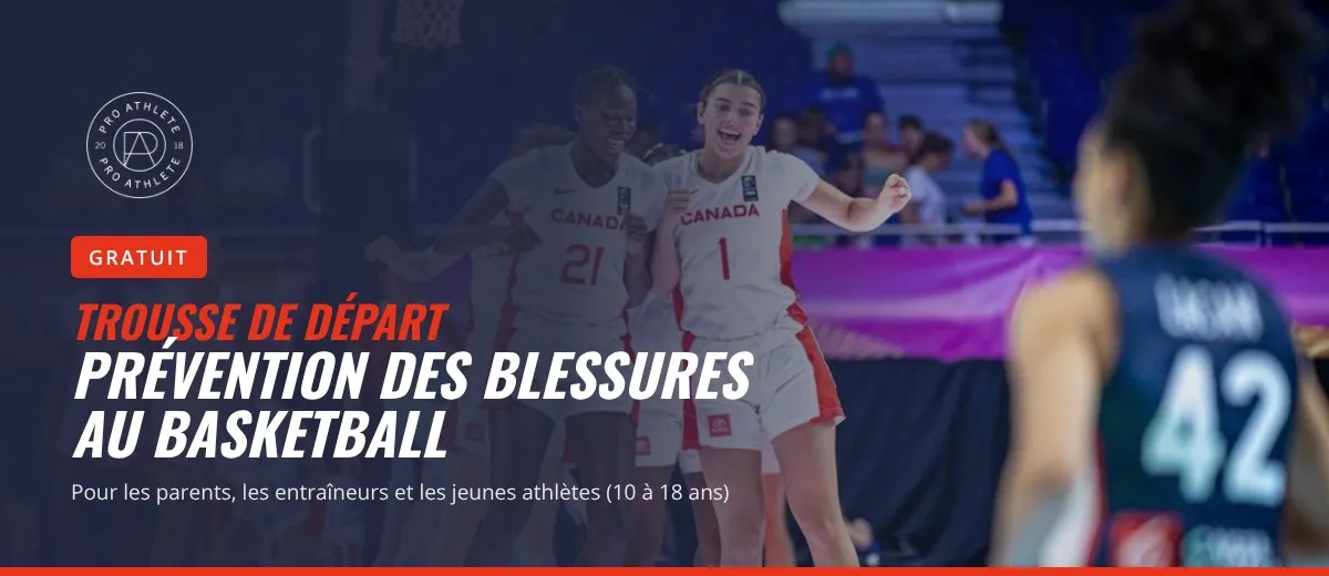 PRO ATHLETE - Trousse de départ gratuite en prévention des blessures au basketball