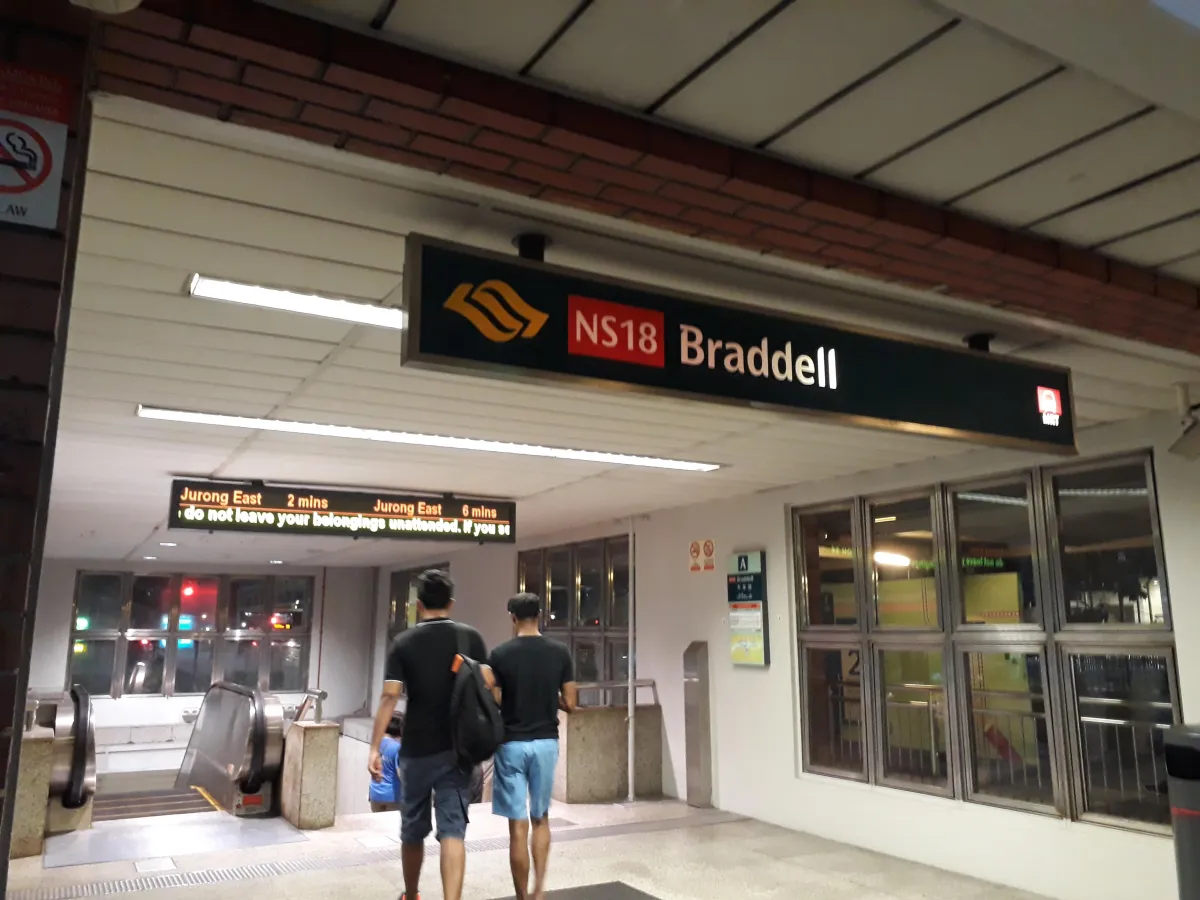 Braddell MRT station near The Orie © Lorong 1 Toa Payoh
