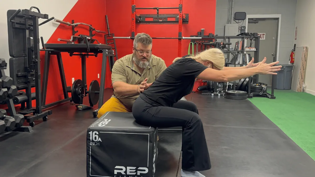 chiropractor treating low back pain