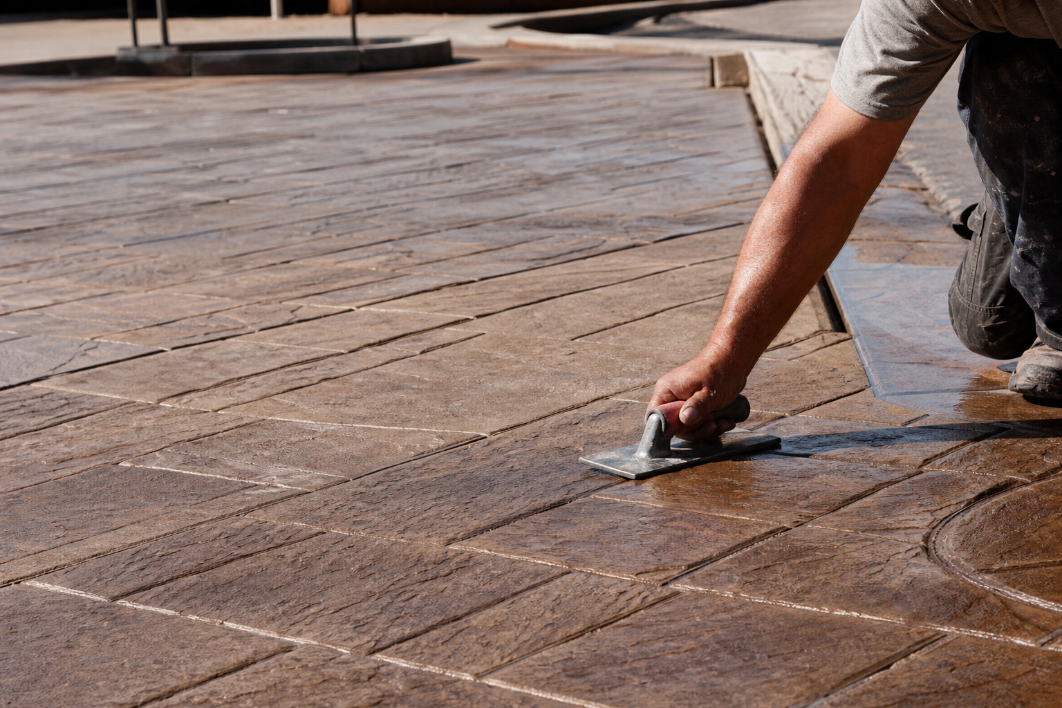 Mooresville Stamped Concrete