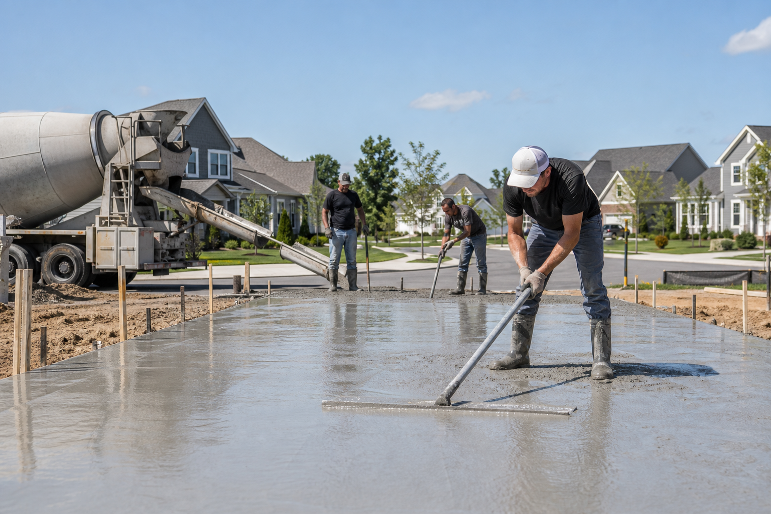Huntersville Stamped Concrete