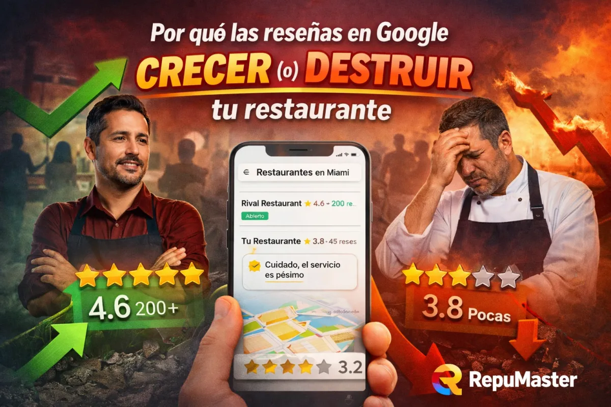 Por qué las reseñas en Google pueden hacer crecer (o destruir) tu restaurante