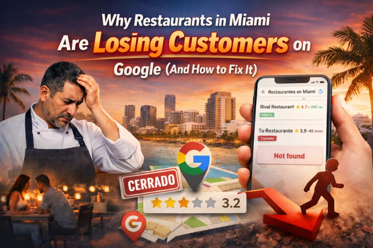 Why Restaurants in Miami Are Losing Customers on Google (And How to Fix It)
