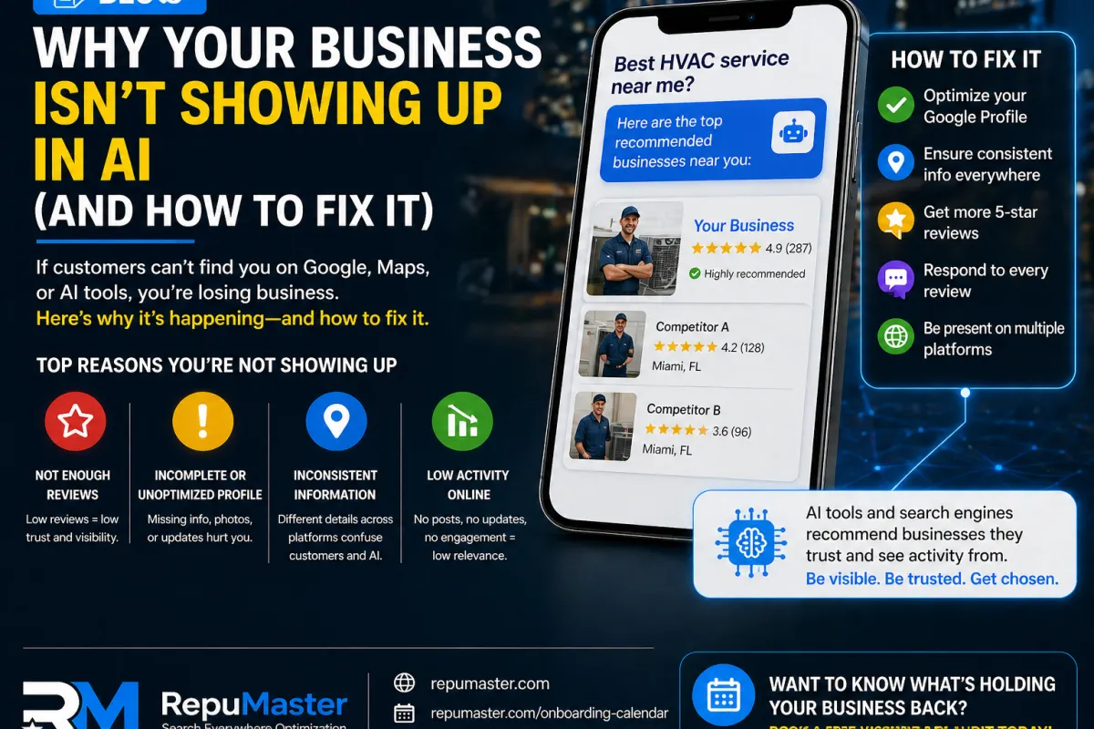 Why Your Business Isn’t Showing Up in AI (And How to Fix It)