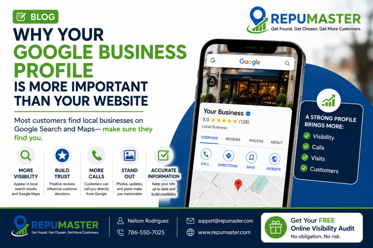 Why Your Google Business Profile Is More Important Than Your Website