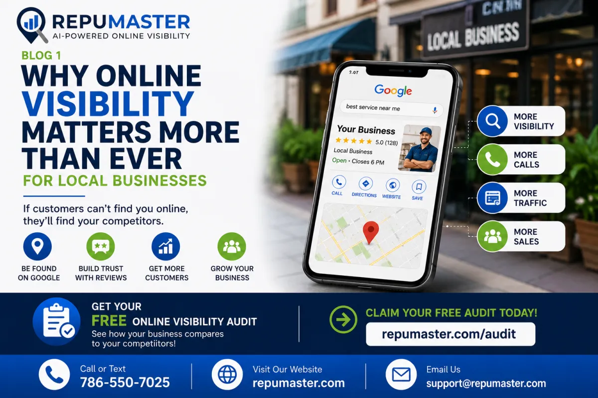 Why Online Visibility Matters More Than Ever for Local Businesses