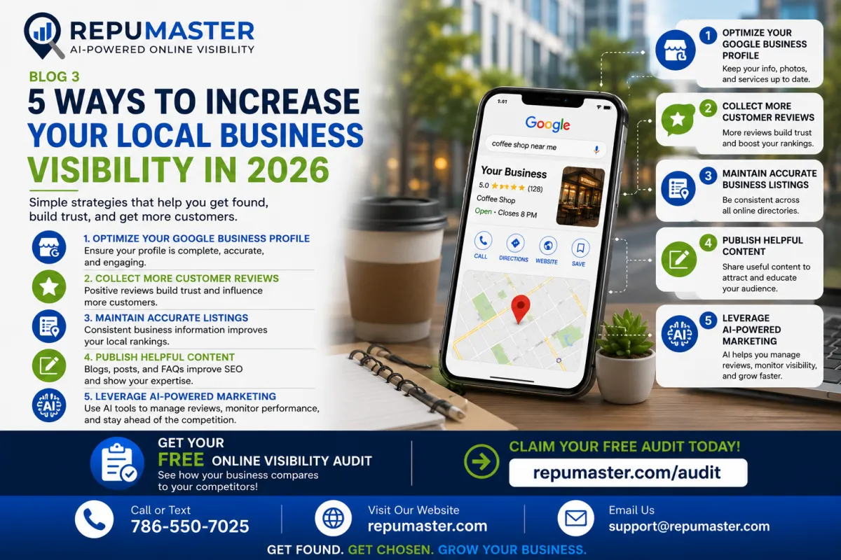 Five Ways to Increase Your Local Business Visibility in 2026