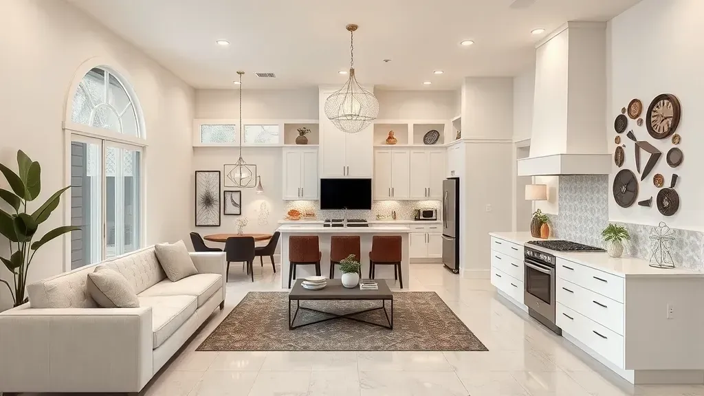 Home Remodeling in Rialto, CA showcasing modern kitchen and living space designs.