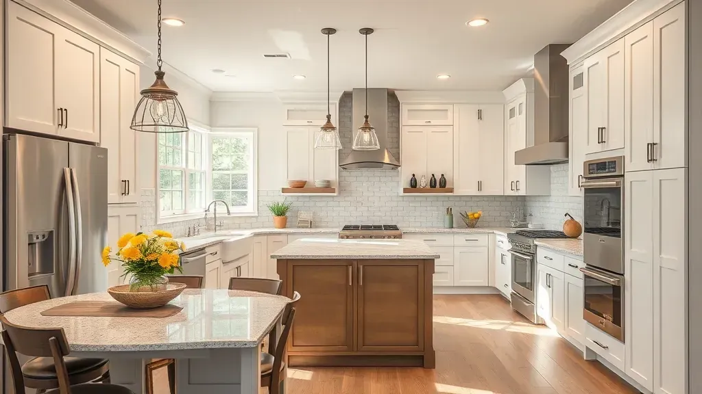 Beautifully renovated kitchen showcasing modern designs and styles in Mentone CA.