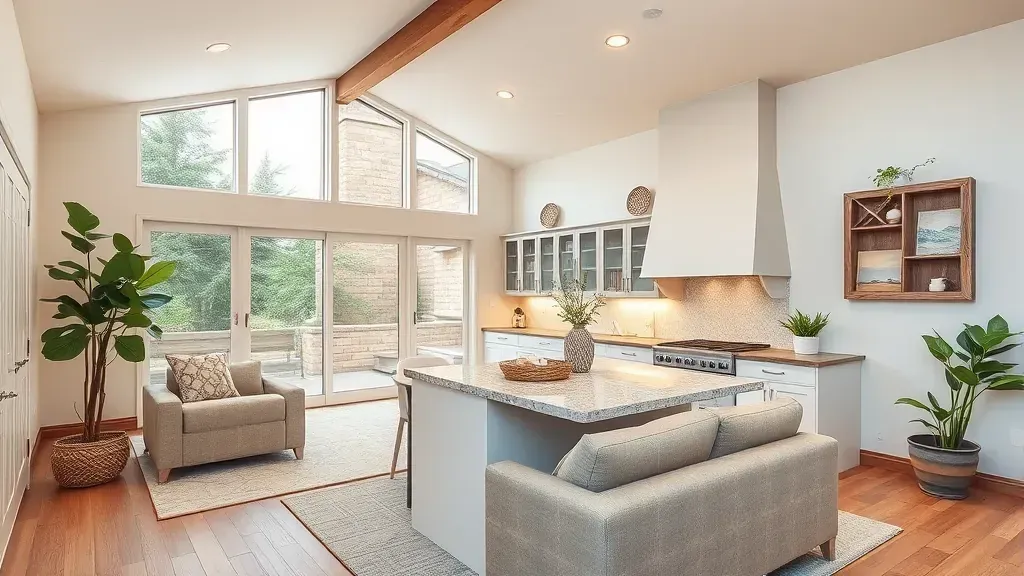 Home remodeling referral document showcasing Mentone CA interior design elements, clean layout, and professional style.